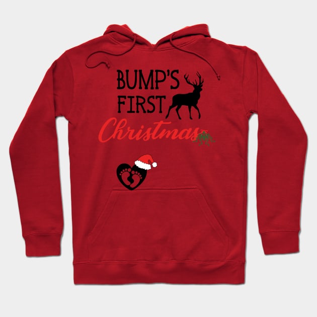 Bumps First Christmas Hoodie by TeeAbe